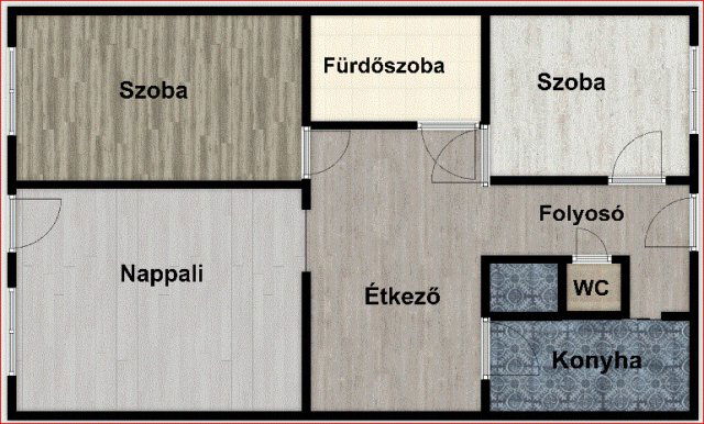 Eladó téglalakás, Cegléden 52.99 M Ft, 3 szobás