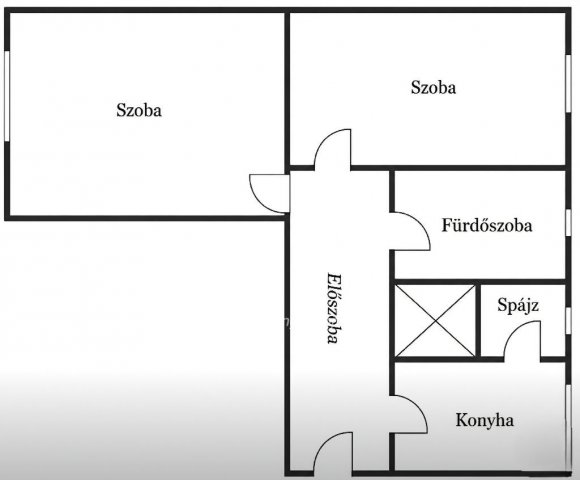 Eladó téglalakás, Miskolcon 24.99 M Ft, 2 szobás