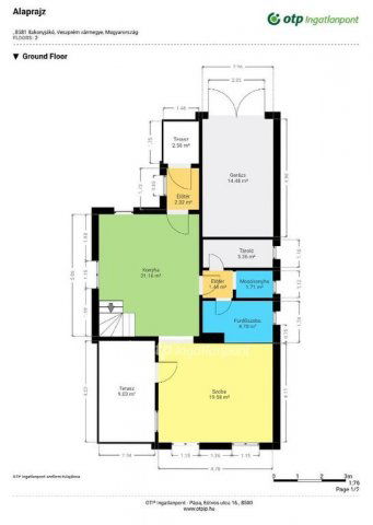 Eladó családi ház, Bakonyjákón 99.5 M Ft, 2+3 szobás