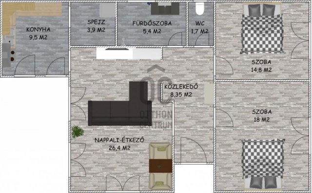 Eladó családi ház, Cegléden 94.5 M Ft, 5 szobás