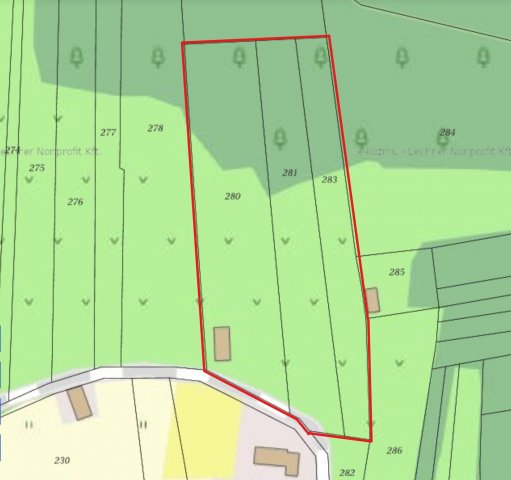 Eladó telek, Vindornyalakon 10 M Ft / költözzbe.hu