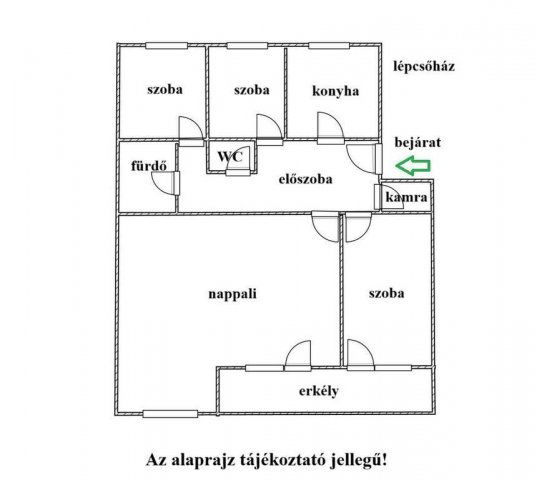 Eladó téglalakás, Szegeden 94 M Ft, 4 szobás