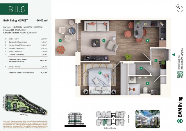 Eladó téglalakás, Budapesten, XIX. kerületben, Iparos utcában