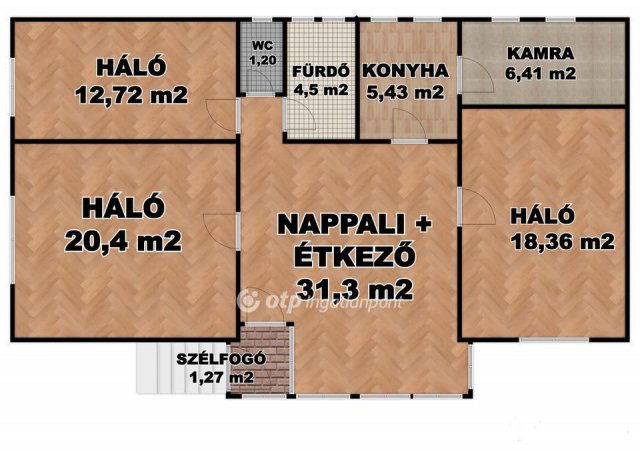 Eladó családi ház, Hortobágyon 47.9 M Ft, 3 szobás