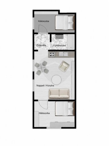 Eladó téglalakás, Budapesten, IX. kerületben 65 M Ft, 1+2 szobás