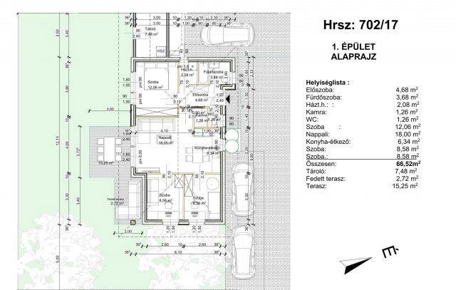 Eladó családi ház, Tatán 75 M Ft, 4 szobás