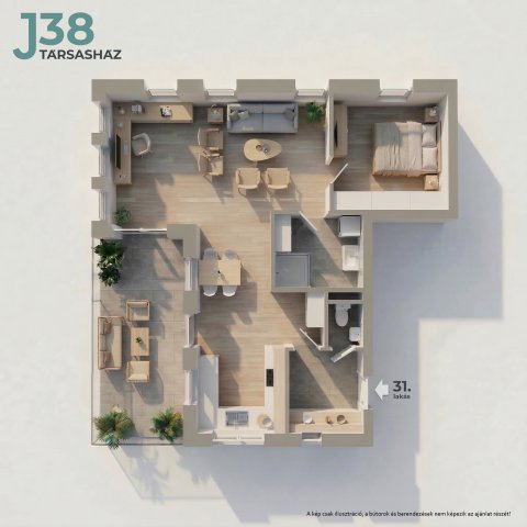 Eladó téglalakás, Kecskeméten, Jókai utcában 99.5 M Ft