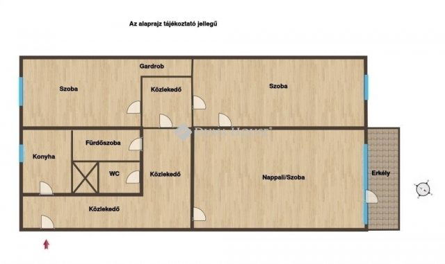 Eladó téglalakás, Budapesten, VIII. kerületben 77 M Ft, 3 szobás
