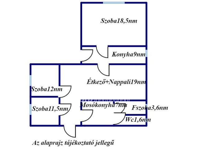 Eladó családi ház, Zsákán 9.7 M Ft, 3 szobás