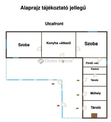 Eladó családi ház, Kunszentmiklóson 16 M Ft, 2 szobás