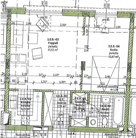 Eladó téglalakás, Budapesten, IX. kerületben 78.39 M Ft