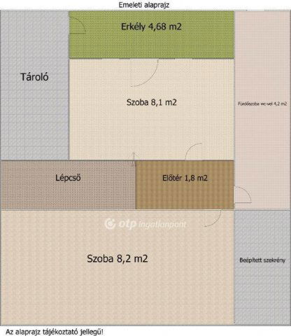 Eladó családi ház, Ráckevén 58.5 M Ft, 3+1 szobás