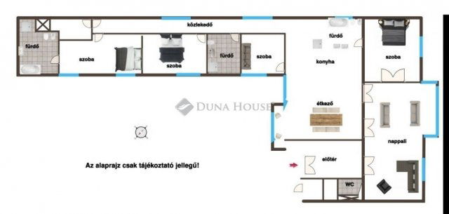 Eladó téglalakás, Budapesten, V. kerületben 849 M Ft, 6 szobás
