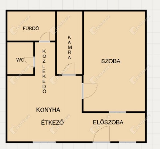Eladó téglalakás, Almásfüzitőn 26.5 M Ft, 1 szobás