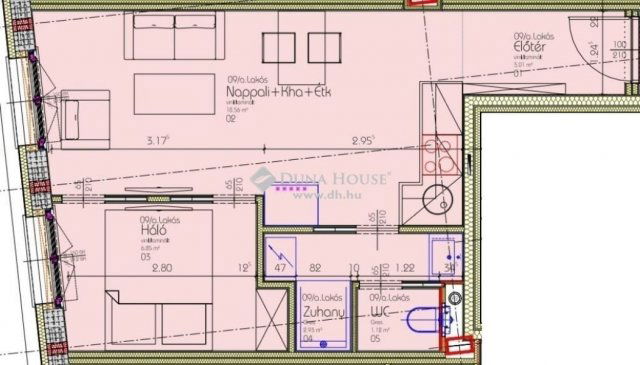 Eladó téglalakás, Budapesten, VI. kerületben 84 M Ft, 2 szobás