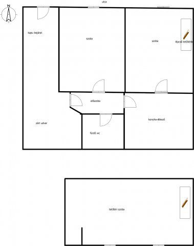 Eladó családi ház, Pécsett 35.9 M Ft, 3 szobás