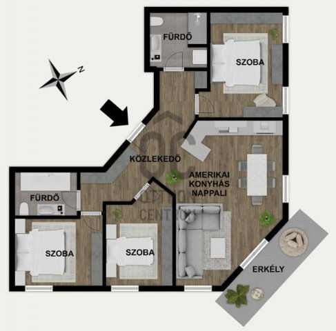 Eladó téglalakás, Budapesten, XIV. kerületben 159.7 M Ft