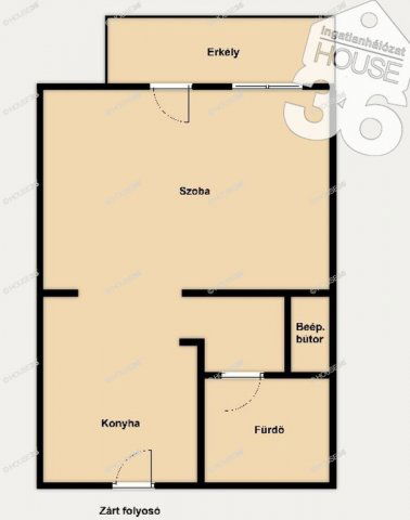 Eladó panellakás, Kecskeméten 39.5 M Ft, 1 szobás