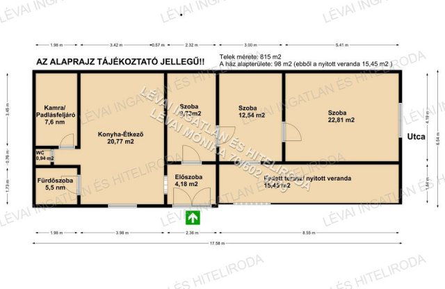 Eladó családi ház, Békésen 12.9 M Ft, 2+1 szobás
