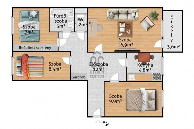 Eladó panellakás, Budapesten, XIII. kerületben 74.5 M Ft