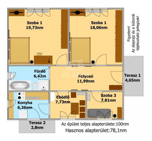 Eladó családi ház, Hajdúdorogon 32.65 M Ft, 3 szobás
