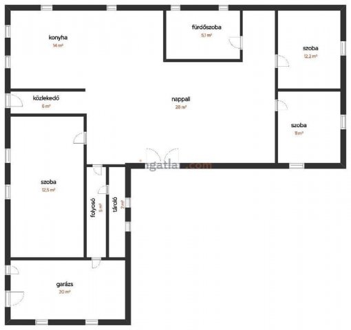 Eladó családi ház, Csabrendeken 96 M Ft, 3 szobás