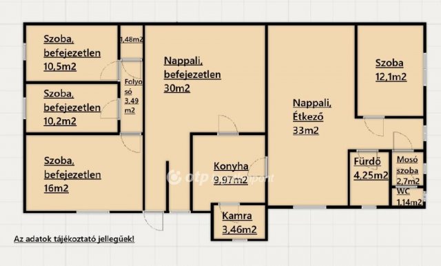 Eladó családi ház, Öreglakon 36.9 M Ft, 2+2 szobás