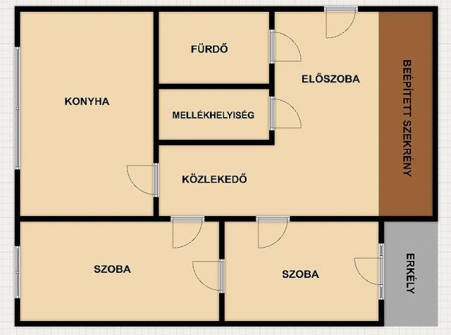 Eladó panellakás, Gödöllőn 73.9 M Ft, 2 szobás