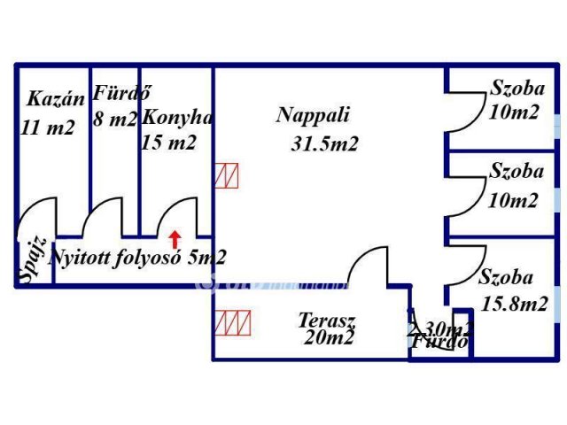 Eladó családi ház, Vajtán 50 M Ft, 2+2 szobás
