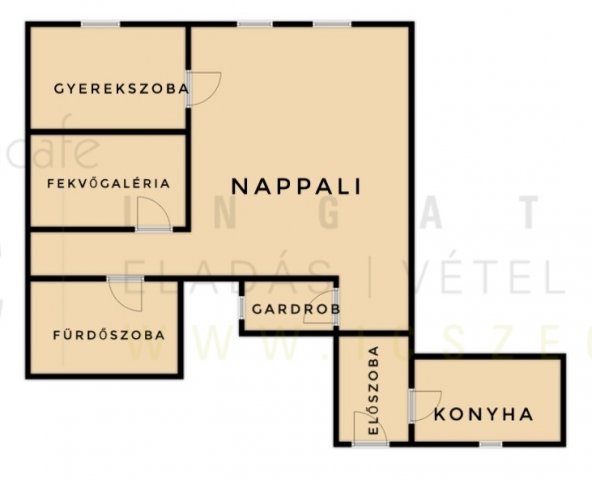 Eladó téglalakás, Szegeden, Szentháromság utcában 59.9 M Ft