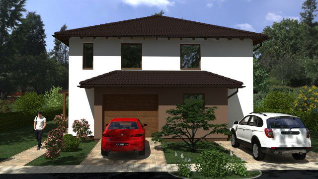 Eladó ikerház, Vácrátóton 92.9 M Ft, 5 szobás