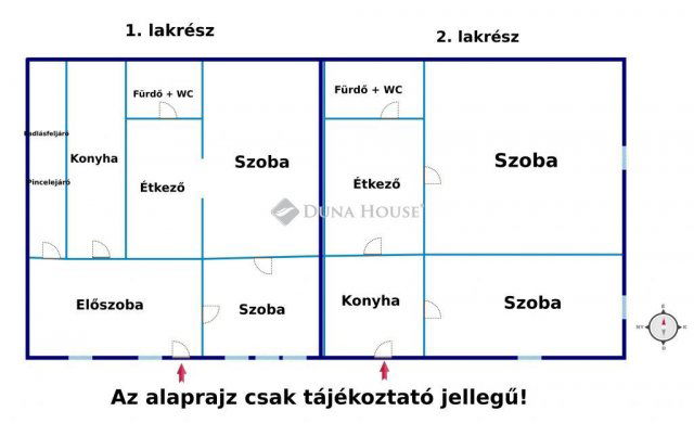 Eladó családi ház, Dunapatajon 12.9 M Ft, 4 szobás