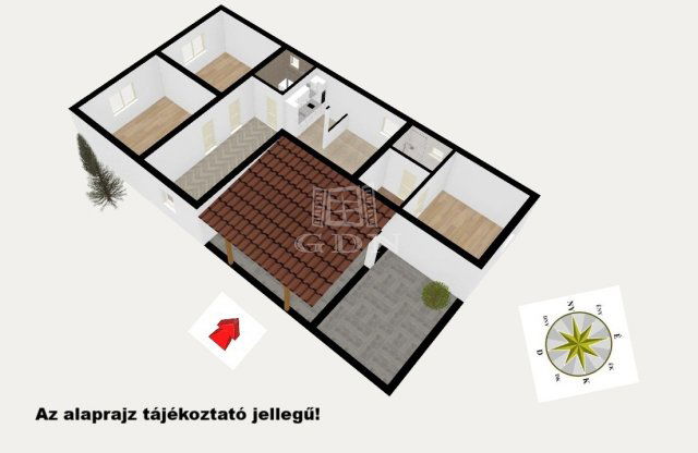 Eladó családi ház, Üllőn 56.9 M Ft, 4 szobás