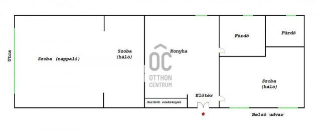 Eladó téglalakás, Budapesten, V. kerületben 234.9 M Ft, 2 szobás