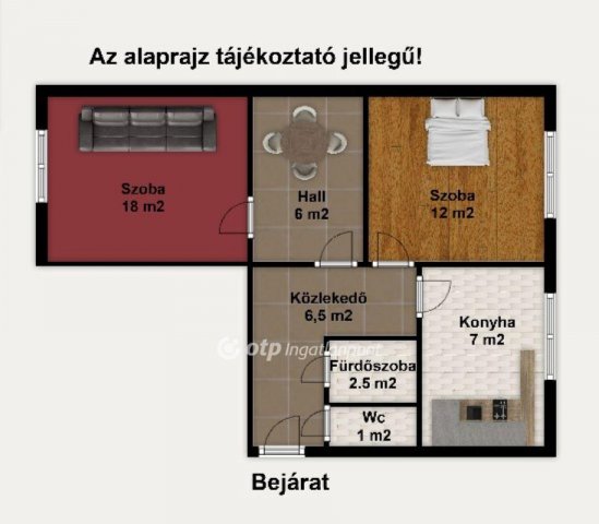 Eladó panellakás, Győrött 51.9 M Ft, 1+1 szobás