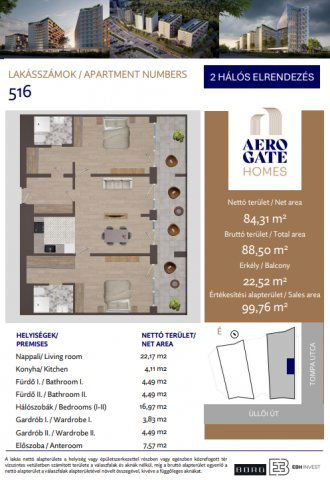 Eladó téglalakás, Budapesten, XIX. kerületben, Tompa utcában