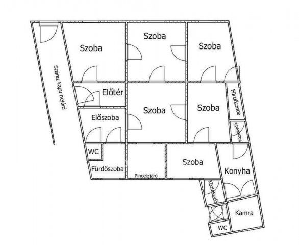 Eladó családi ház, Hódmezővásárhelyen 88 M Ft, 5+1 szobás