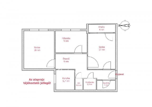 Eladó panellakás, Budapesten, X. kerületben 69.9 M Ft, 2+1 szobás