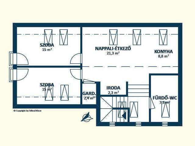 Eladó családi ház, Budakeszin 88 M Ft, 1+2 szobás