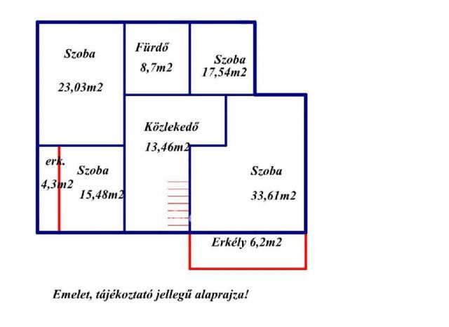 Eladó családi ház, Baján 62.1 M Ft, 5 szobás