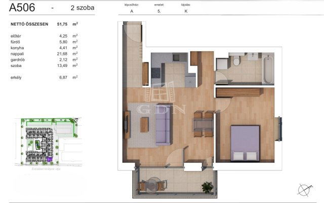Eladó téglalakás, Budapesten, XIV. kerületben 90.3 M Ft