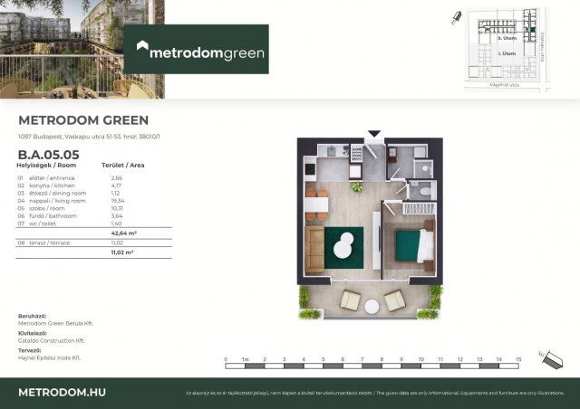 Eladó téglalakás, Budapesten, IX. kerületben, Vaskapu utcában