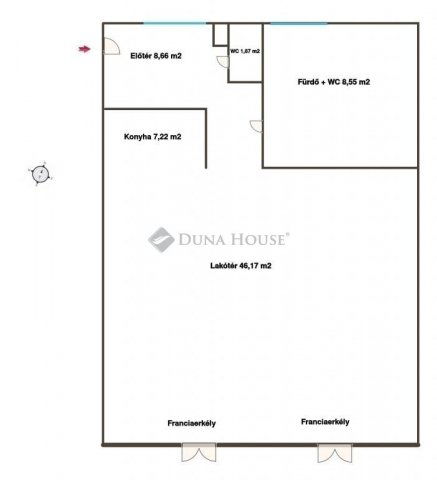 Eladó téglalakás, Budapesten, IX. kerületben 145 M Ft, 1 szobás