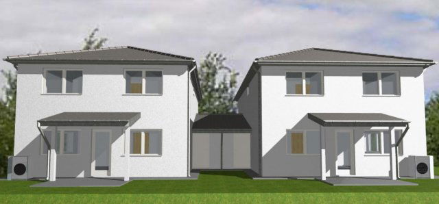 Eladó ikerház, Mogyoródon, Szadai úton 122.5 M Ft, 6 szobás