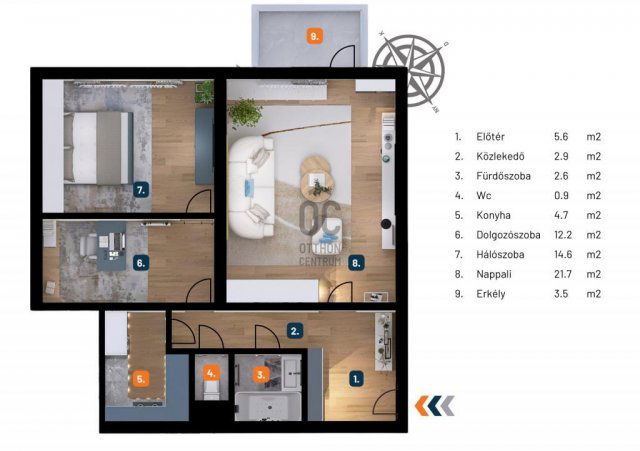 Eladó panellakás, Budapesten, XVI. kerületben 68 M Ft, 3 szobás