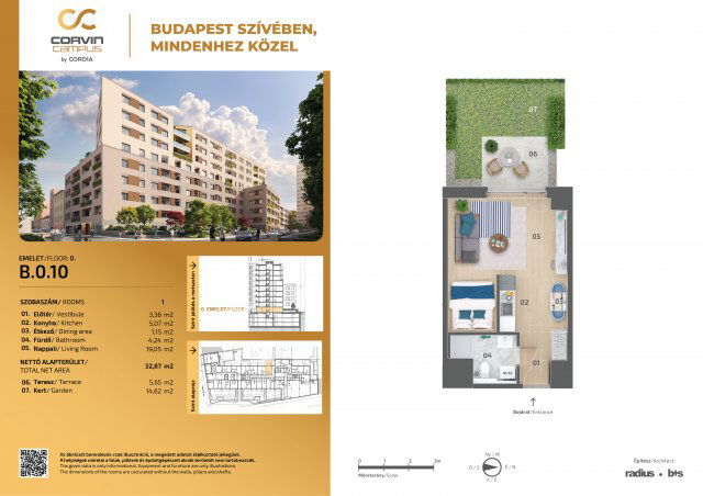 Eladó téglalakás, Budapesten, VIII. kerületben, Balassa utcában