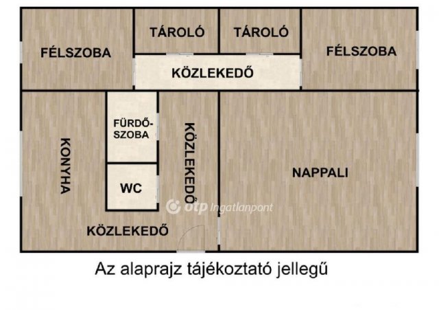 Eladó panellakás, Nyíregyházán 53 M Ft, 1+2 szobás
