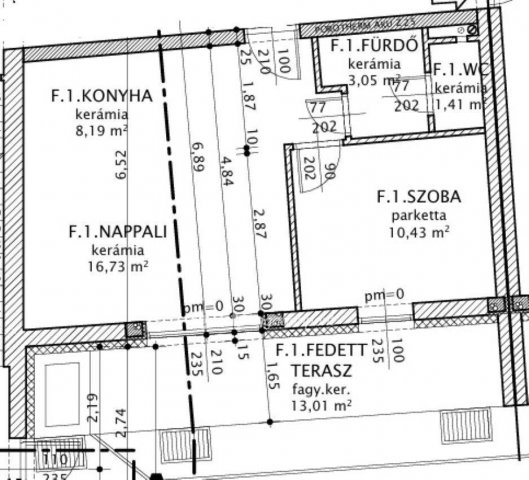 Eladó téglalakás, Jánossomorján 44.61 M Ft, 2 szobás