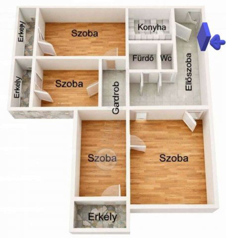 Kiadó panellakás, albérlet, XIII. kerületben, Népfürdő utcában