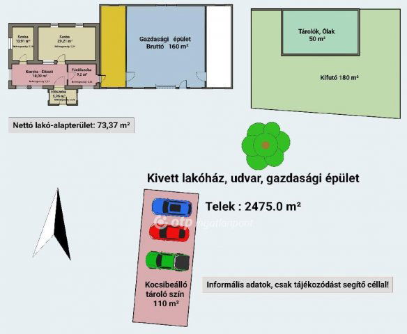 Eladó családi ház, Hajdúnánáson 52 M Ft, 2 szobás